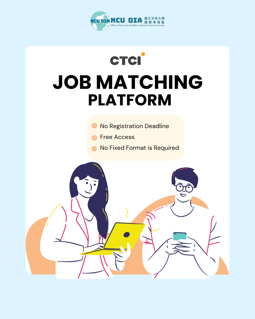 [Job Matching Platform] CTCI Foundation Career Matching Platform for International Students